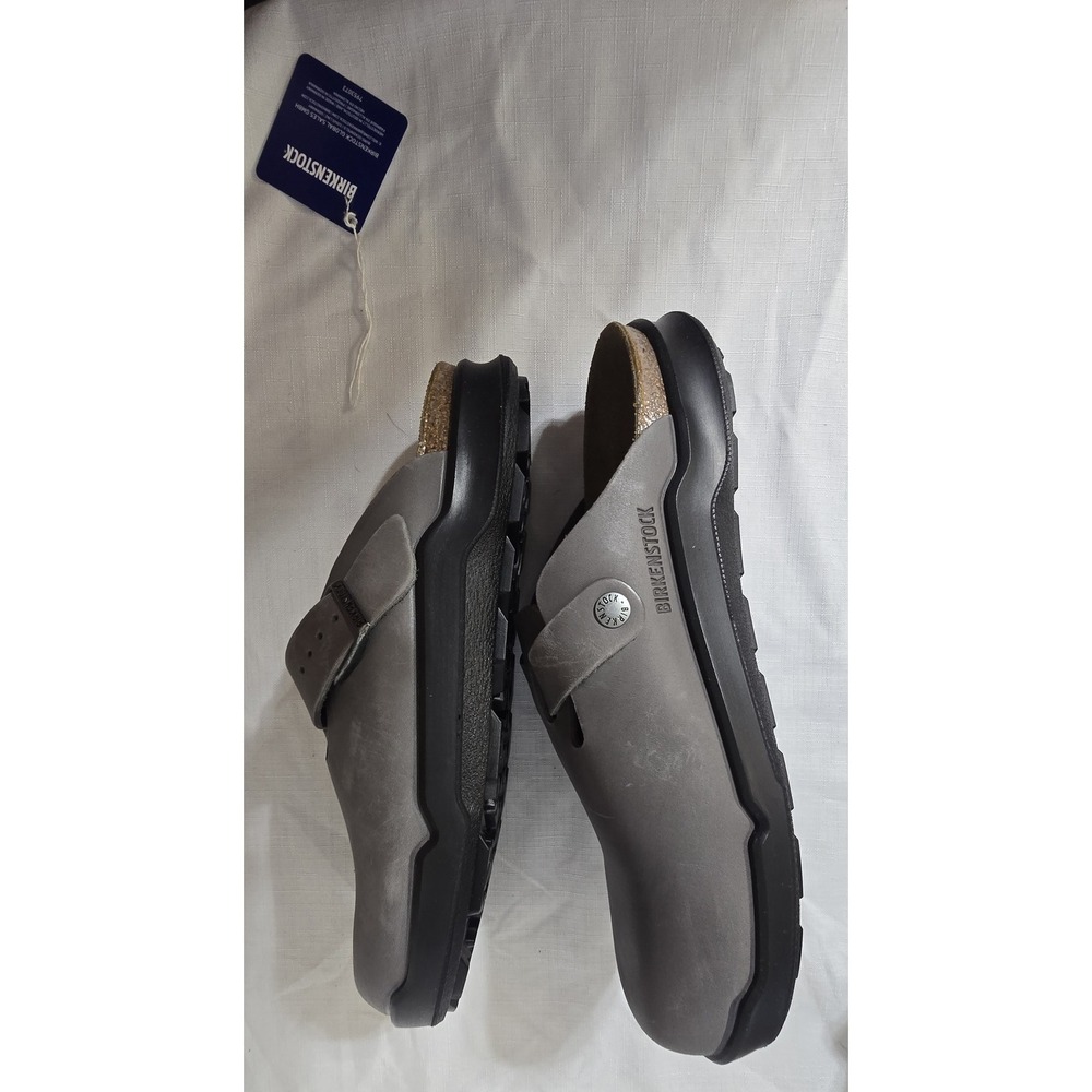 Birkenstock Boston Super Grip Clogs Uniform Work Shoes Grey EU 44 US M11 - Picture 7 of 8